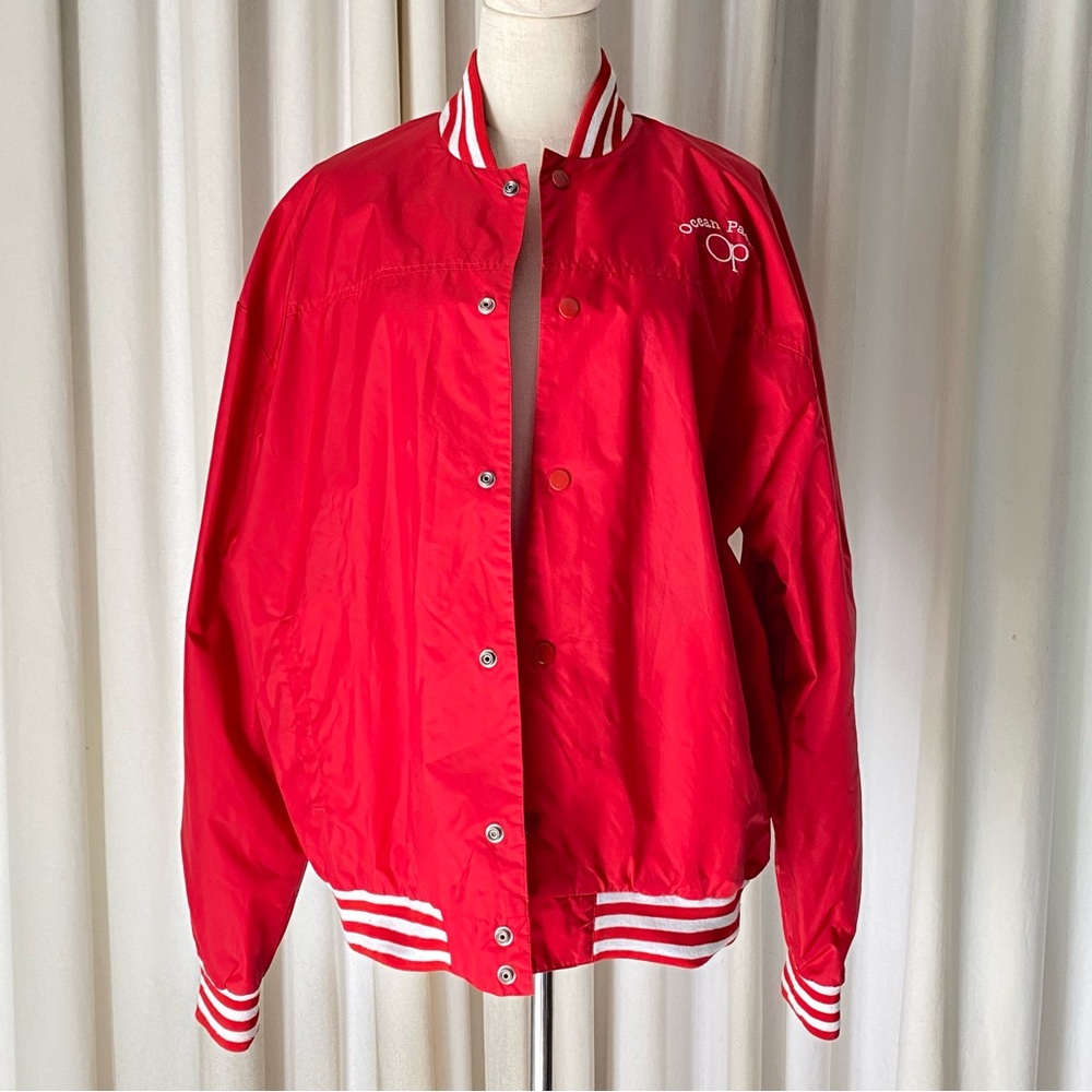 Vintage OP | Red/White | Jacket | XL